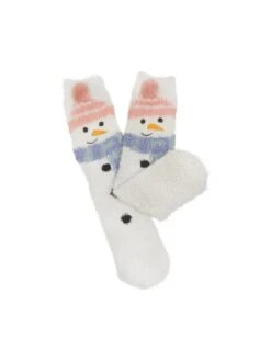 TOTES Novelty Snowman Super Soft Socks