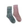 TOTES 2Pack Recycled Chenille Supersoft Slipper Sox -Totes VPD7Q SQ1 0000000029 MULTI PKf