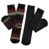 TOTES 2 Pack Original Stripe Slipper Socks - Multi 1 TOTES 2 Pack Original Stripe Slipper Socks - Multi -Totes VQ8G9 SQ1 0000000029 MULTI SLf