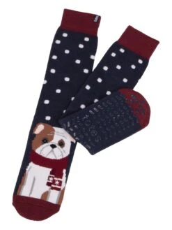 TOTES Original Novelty Dog Slipper Socks - Multi
