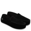 TOTES Isotoner Airtex Suedette Moccasin Slipper - Black