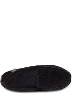 TOTES Isotoner Airtex Suedette Moccasin Slipper - Black 8 TOTES Isotoner Airtex Suedette Moccasin Slipper - Black -Totes VQA6R SQ4 0000000004 BLACK SLt