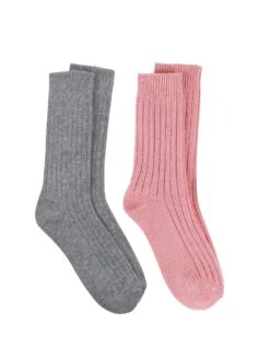 TOTES 2 Pk Ladies Cashmere Ankle Socks
