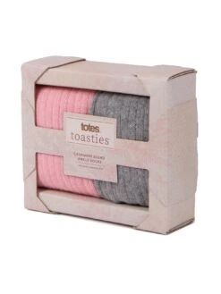 TOTES 2 Pk Ladies Cashmere Ankle Socks -Totes VRHE0 SQ4 0000000029 MULTI MDd
